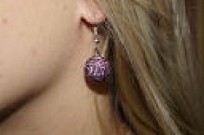 Серьги Pendant Lilac