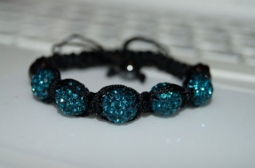 Браслет Шамбала Exclusive Turquoise/Black