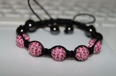 Браслет Шамбала Metall Pink