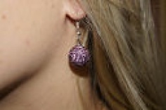 Серьги Pendant Lilac