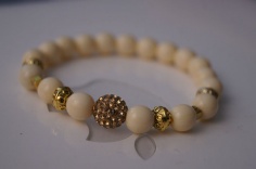Браслет Wedding Слоновая кость Gold